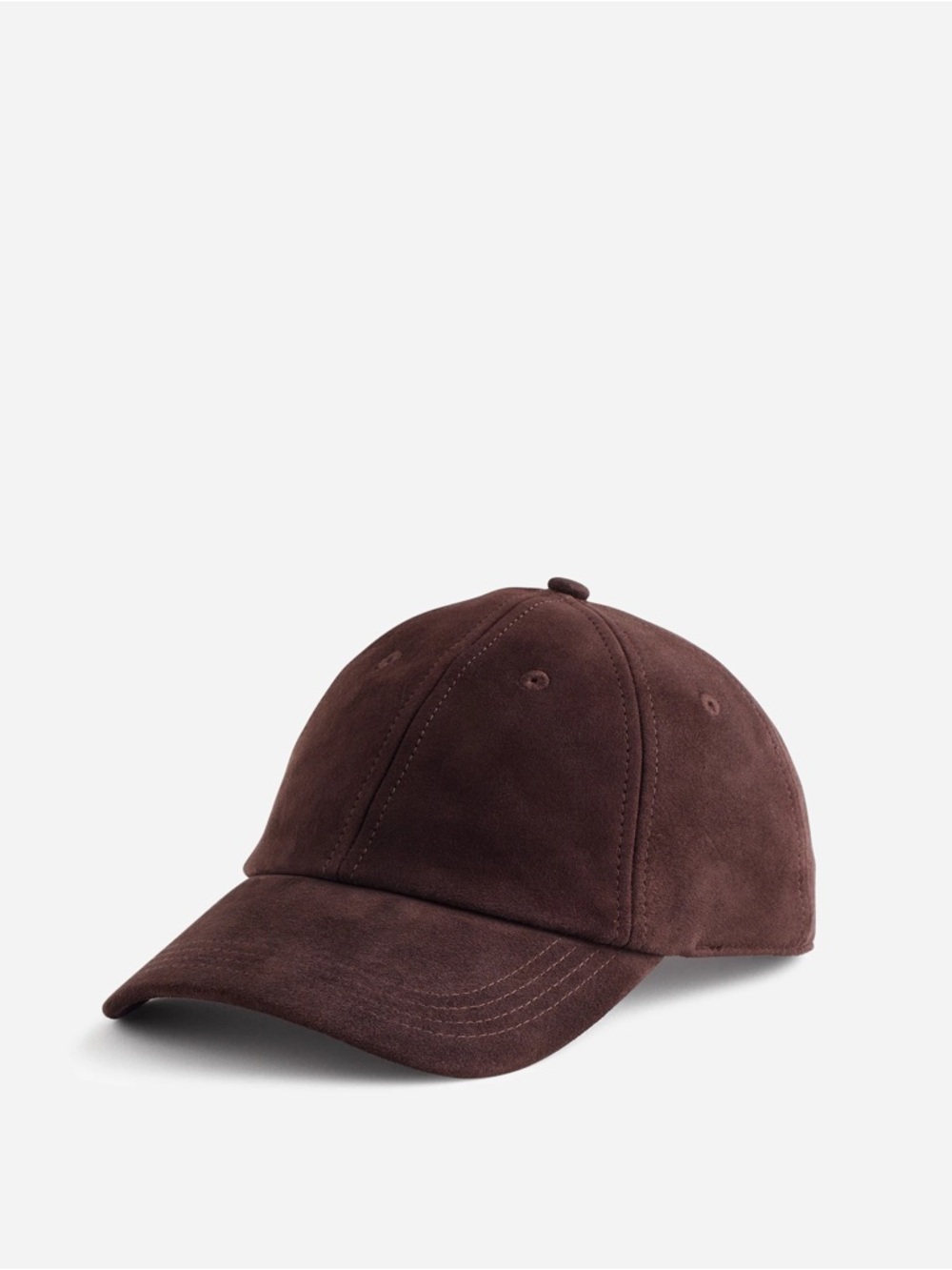 Madewell Suede Baseball Hat in Dark Carob (brown) Women's One Size